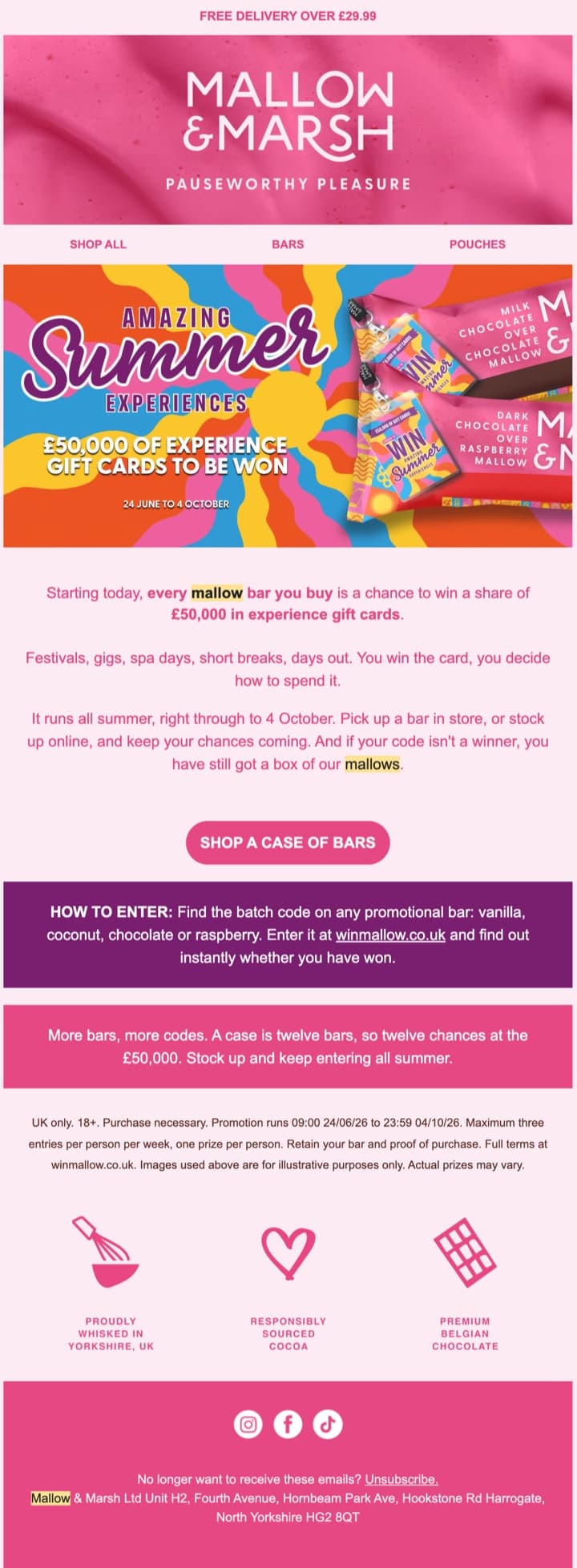 Confectionery — before redesign