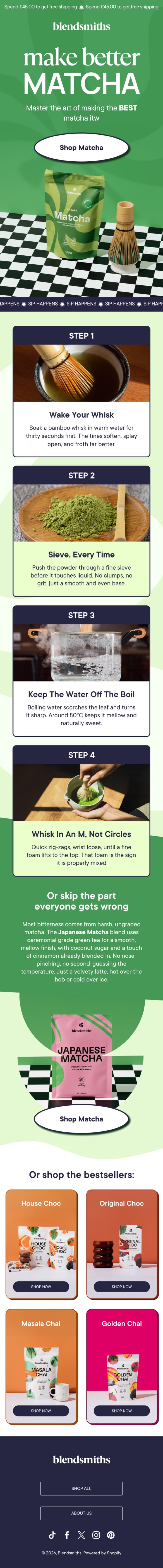 Matcha — after redesign